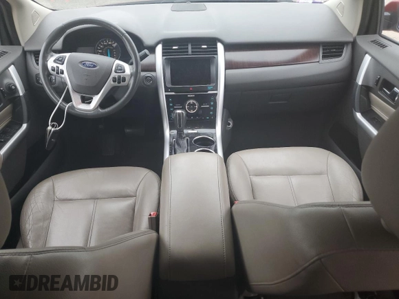 2013 Ford Edge Limited with VIN 2FMDK3KC6DBE15750, listed as a Copart auction lot 55727365 with 169,368 mi miles and Salvage title. Bid and sale history available at DreamBid. Image 8.