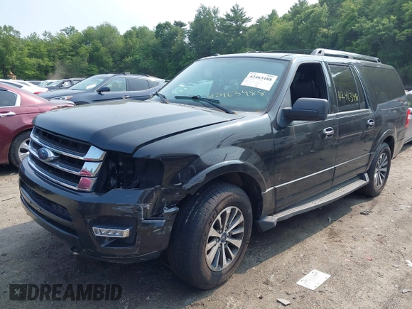 2015 Ford Expedition Max XLT with VIN 1FMJK1JT4FEF42223, listed as a IAAI auction lot 42463488 with 185,825 mi miles and . Bid and sale history available at DreamBid. Image 17.