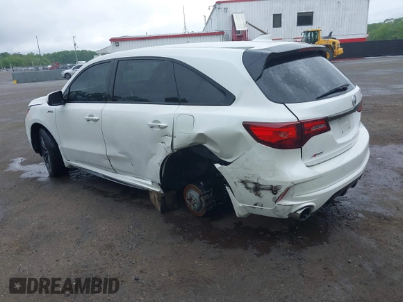 2019 Acura MDX Technology with VIN 5J8YD4H05KL014871, listed as a IAAI auction lot 42169738 with 96,599 mi miles and . Bid and sale history available at DreamBid. Image 3.