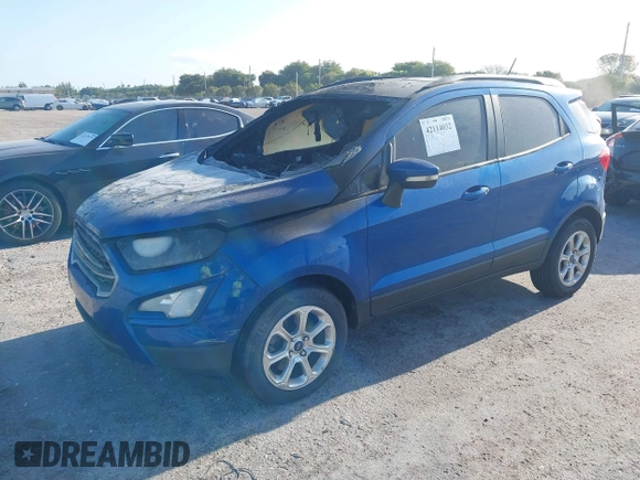 2019 Ford EcoSport SE z VIN MAJ3S2GE4KC297916, wystawiony jako IAAI lot #42114032 z przebiegiem Nie podano mil oraz . Historia ofert i sprzedaży dostępna na DreamBid. Obrazek 2.