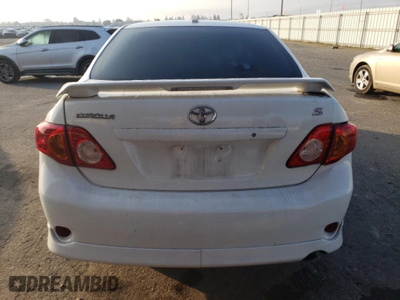 2009 Toyota Corolla with VIN 2T1BU40E49C154553, listed as a Copart auction lot 42830395 with 132,647 mi miles and Salvage Title. Bid and sale history available at carsss.com. Image 6.
