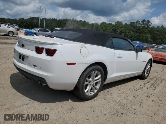 2013 Chevrolet Camaro LT with VIN 2G1FB3D33D9111219, listed as a Copart auction lot 58248625 with 89,248 mi miles and Salvage title. Bid and sale history available at DreamBid. Image 3.