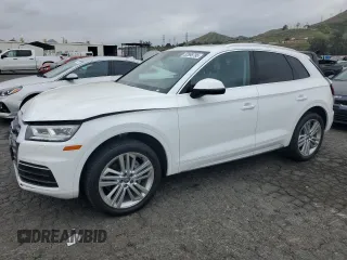2018 Audi Q5 Premium Plus with VIN WA1BNAFY2J2173452, listed as a Copart auction lot 52898795 with 66,840 mi miles and Salvage Title. Bid and sale history available at carsss.com. Image 1.