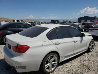 2013 BMW 3 Series 335i xDrive with VIN WBA3B9C59DF587947, listed as a Copart auction lot 58268305 with Not provided miles and Salvage title. Bid and sale history available at DreamBid. Image 3.