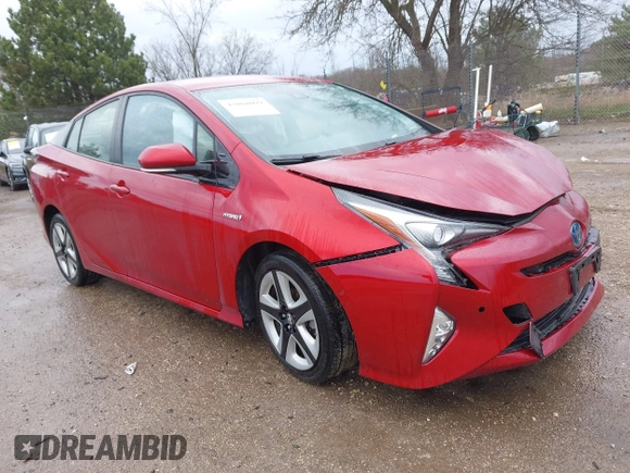 2017 Toyota Prius Two with VIN JTDKARFU8H3527802, listed as a IAAI auction lot 42068099 with 102,152 mi miles. Bid and sale history available at carsss.com. Image 1.
