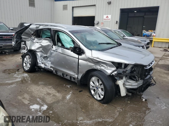 2020 Ford Edge Titanium with VIN 2FMPK4K93LBA16039, listed as a Copart auction lot 43645235 with 0 mi miles and Salvage Title. Bid and sale history available at carsss.com. Image 4.