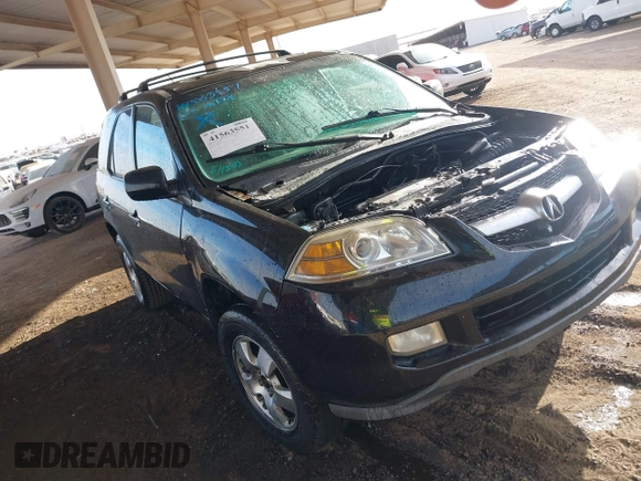 2004 Acura MDX with VIN 2HNYD18284H534118, listed as a IAAI auction lot 41563551 with 362,685 mi miles. Bid and sale history available at carsss.com. Image 1.