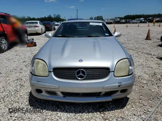 2001 Mercedes-Benz SLK-Class with VIN WDBKK65F61F209470, listed as a Copart auction lot 54976364 with 156,005 mi miles and Salvage Title. Bid and sale history available at carsss.com. Image 5.