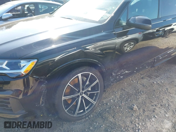 2021 Audi Q7 Premium Plus with VIN WA1LXAF70MD037030, listed as a IAAI auction lot 41776143 with 52,787 mi miles and . Bid and sale history available at DreamBid. Image 6.
