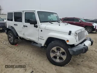 2016 Jeep Wrangler Unlimited 75th Anniversary with VIN 1C4BJWEG8GL143348, listed as a Copart auction lot 44254585 with 111,616 mi miles and Salvage Title. Bid and sale history available at carsss.com. Image 4.