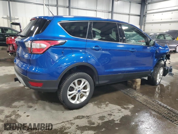 2017 Ford Escape SE with VIN 1FMCU9G99HUD41729, listed as a Copart auction lot 52117395 with 63,112 mi miles and Salvage Title. Bid and sale history available at carsss.com. Image 3.