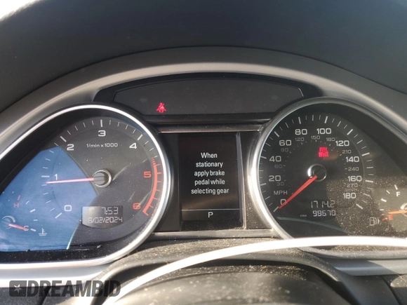 2013 Audi Q7 3.0L TDI Prestige with VIN WA1VMAFE2DD014008, listed as a Copart auction lot 64699414 with 98,670 mi miles and Salvage Title. Bid and sale history available at carsss.com. Image 9.