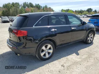 2010 Acura MDX Technology Pkg with VIN 2HNYD2H65AH529544, listed as a Copart auction lot 55494205 with 195,830 mi miles and Clean Title. Bid and sale history available at carsss.com. Image 3.