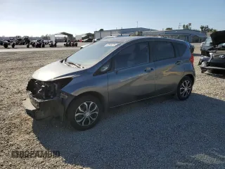 2016 Nissan Note SL with VIN 3N1CE2CP1GL360803, listed as a Copart auction lot 53846875 with 104,295 mi miles and Salvage title. Bid and sale history available at DreamBid. Image 1.