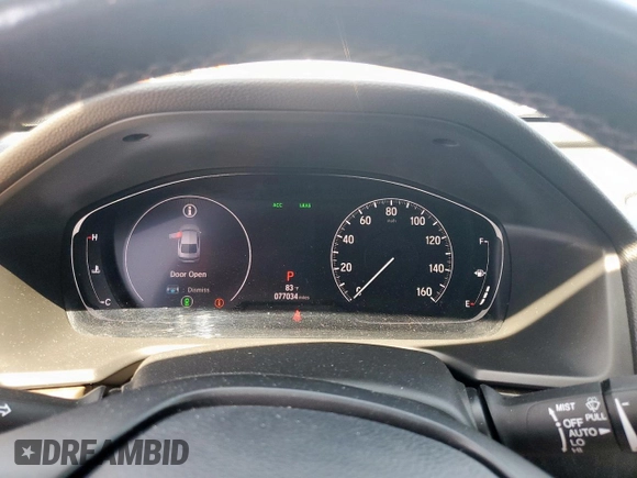 2020 Honda Accord Touring with VIN 1HGCV2F92LA018533, listed as a Copart auction lot 52247355 with 77,034 mi miles and Clean title. Bid and sale history available at DreamBid. Image 9.
