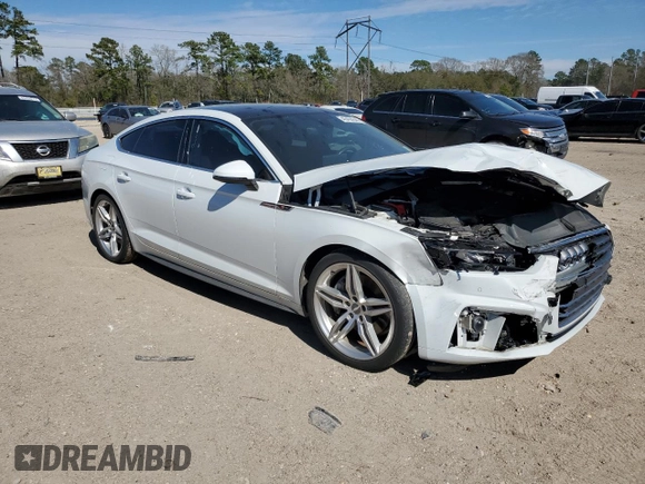 2018 Audi A5 Sportback Prestige with VIN WAUFNCF58JA041775, listed as a Copart auction lot 43404344 with 28,768 mi miles. Bid and sale history available at carsss.com. Image 4.