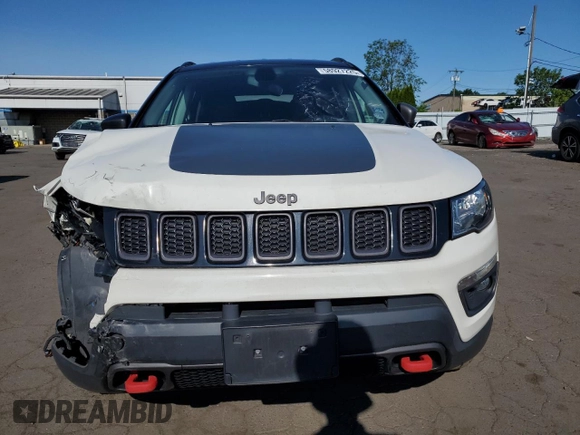 2019 Jeep Compass Trailhawk with VIN 3C4NJDDBXKT671249, listed as a Copart auction lot 58927225 with Not provided miles and Salvage title. Bid and sale history available at DreamBid. Image 5.