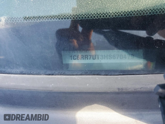 2017 Ram 1500 Sport z VIN 1C6RR7UT3HS670479, wystawiony jako Copart lot #82122983 z przebiegiem 67 924 mil mil oraz Szkoda całkowita • Salvage title. Historia ofert i sprzedaży dostępna na DreamBid. Obrazek 12.