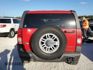 2008 Hummer H3 SUV with VIN 5GTEN13E488111242, listed as a Copart auction lot 78488954 with 0 mi miles and Salvage Title. Bid and sale history available at carsss.com. Image 6.