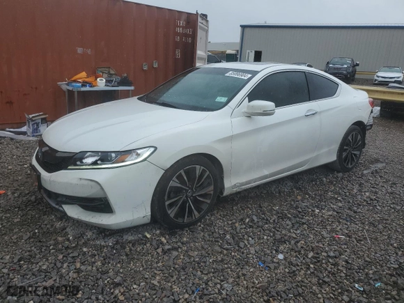 2016 Honda Accord Coupe EX-L with VIN 1HGCT1B81GA006389, listed as a Copart auction lot 85996904 with 137,498 mi miles and Salvage Title. Bid and sale history available at carsss.com. Image 1.