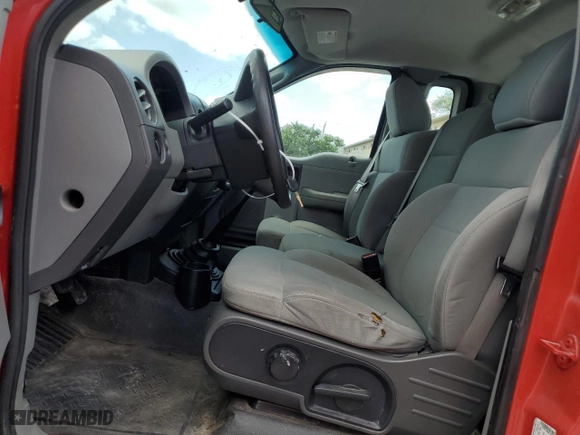 2007 Ford F-150 XL with VIN 1FTRF12277NA34766, listed as a Copart auction lot 51137965 with 161,434 mi miles and Salvage Title. Bid and sale history available at carsss.com. Image 7.