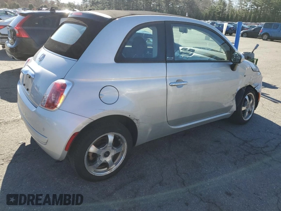 2012 FIAT 500 Pop with VIN 3C3CFFDR8CT330780, listed as a Copart auction lot 52148545 with 144,994 mi miles and Salvage title. Bid and sale history available at DreamBid. Image 3.