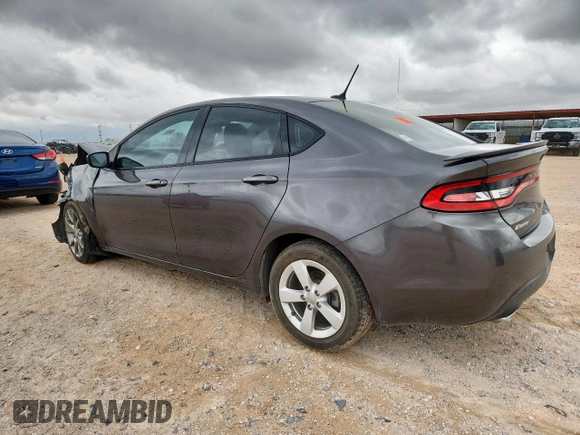 2015 Dodge Dart SXT with VIN 1C3CDFBB0FD253697, listed as a Copart auction lot 63331215 with 43,467 mi miles and Salvage title. Bid and sale history available at DreamBid. Image 2.