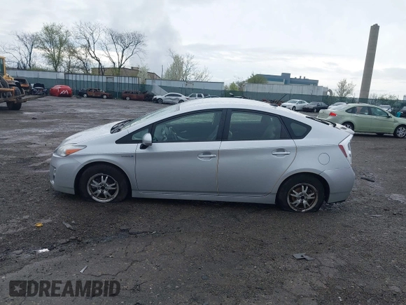 2010 Toyota Prius II with VIN JTDKN3DU8A0150741, listed as a IAAI auction lot 41951981 with 75,474 mi miles. Bid and sale history available at carsss.com. Image 14.