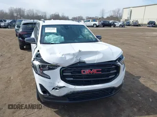 2021 GMC Terrain SLT with VIN 3GKALVEV5ML383329, listed as a IAAI auction lot 41833925 with 37,439 mi miles and . Bid and sale history available at carsss.com. Image 6.