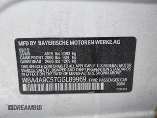 2016 BMW 4 Series 428i z VIN WBA4A9C57GGL89969, wystawiony jako IAAI lot #42040971 z przebiegiem 78 719 mil mil oraz . Historia ofert i sprzedaży dostępna na DreamBid. Obrazek 9.