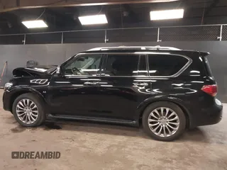 2017 Infiniti QX80 with VIN JN8AZ2NE1H9160930, listed as a IAAI auction lot 42080203 with 92,222 mi miles. Bid and sale history available at carsss.com. Image 14.