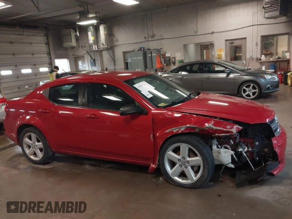 2013 Dodge Avenger SE with VIN 1C3CDZAB0DN518466, listed as a IAAI auction lot 42067403 with 158,737 mi miles. Bid and sale history available at carsss.com. Image 12.