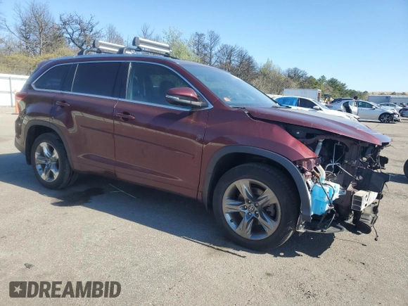 2018 Toyota Highlander Limited z VIN 5TDDZRFH4JS498761, wystawiony jako Copart lot #55915185 z przebiegiem 61 244 mil mil oraz Szkoda całkowita • Salvage title. Historia ofert i sprzedaży dostępna na DreamBid. Obrazek 4.