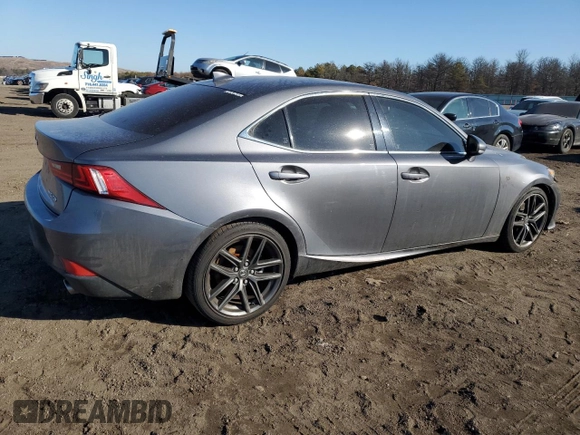 2014 Lexus IS 250 with VIN JTHCF1D23E5001567, listed as a Copart auction lot 46147175 with 199,037 mi miles and Salvage Title. Bid and sale history available at carsss.com. Image 3.