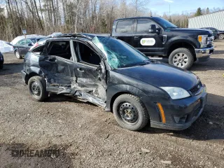 2007 Ford Focus S with VIN 1FAFP37N27W295768, listed as a Copart auction lot 48475815 with 204,630 mi miles and Non Repairable. Bid and sale history available at carsss.com. Image 4.