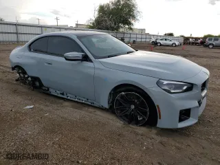 2023 BMW M2 with VIN 3MF13DM05P8D11918, listed as a Copart auction lot 70206814 with 6,466 mi miles and Salvage Title. Bid and sale history available at carsss.com. Image 4.