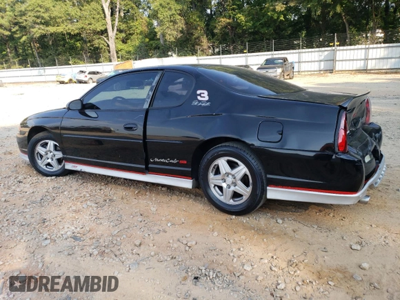 2002 Chevrolet Monte Carlo SS with VIN 2G1WX15K929196656, listed as a Copart auction lot 72926674 with 155,442 mi miles and Salvage Title. Bid and sale history available at carsss.com. Image 2.