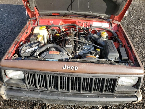 1996 Jeep Cherokee Sport with VIN 1J4FJ68SXTL269085, listed as a Copart auction lot 89119215 with 254,679 mi miles and Clean Title. Bid and sale history available at carsss.com. Image 12.