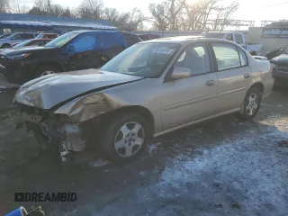 2003 Chevrolet Malibu LS with VIN 1G1NE52J53M729482, listed as a Copart auction lot 88150405 with 87,399 mi miles and Salvage Title. Bid and sale history available at carsss.com. Image 1.