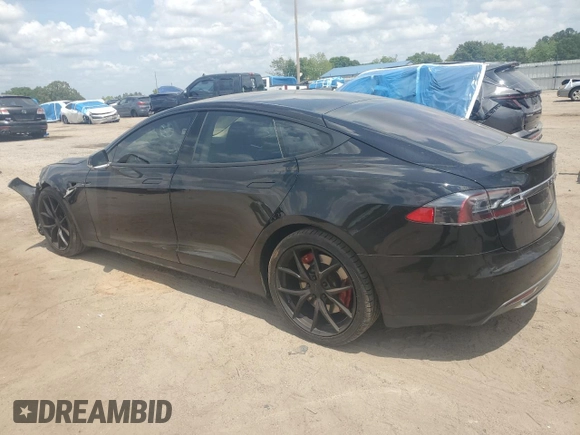 2014 Tesla Model S 60 with VIN 5YJSA1S16EFP50982, listed as a Copart auction lot 54426015 with 76,515 mi miles and Salvage title. Bid and sale history available at DreamBid. Image 2.