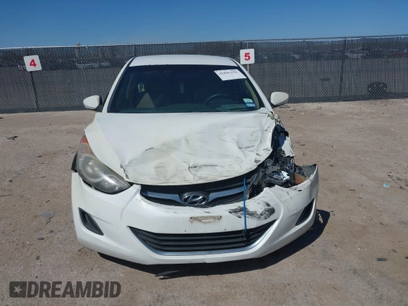 2011 Hyundai Elantra GLS with VIN 5NPDH4AE9BH029465, listed as a IAAI auction lot 41845258 with 134,380 mi miles. Bid and sale history available at carsss.com. Image 12.