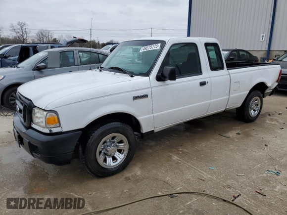 2007 Ford Ranger XL with VIN 1FTYR14U97PA53972, listed as a Copart auction lot 49275175 with 219,434 mi miles and Salvage Title. Bid and sale history available at carsss.com. Image 1.
