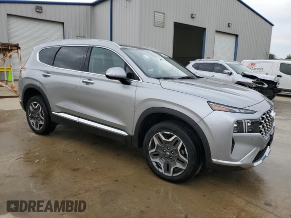 2023 Hyundai Santa Fe Limited with VIN 5NMS4DAL1PH519338, listed as a Copart auction lot 50132215 with 56,259 mi miles and Salvage Title. Bid and sale history available at carsss.com. Image 4.