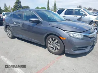 2016 Honda Civic Sedan EX with VIN 2HGFC2F7XGH526418, listed as a IAAI auction lot 41890264 with 124,620 mi miles. Bid and sale history available at carsss.com. Image 1.