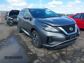 2020 Nissan Murano SV with VIN 5N1AZ2BSXLN123151, listed as a IAAI auction lot 41943868 with 50,382 mi miles and . Bid and sale history available at DreamBid. Image 1.