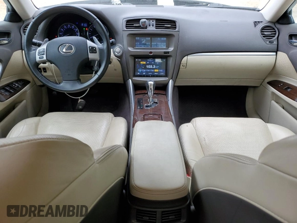 2013 Lexus IS 250 with VIN JTHCF5C24D5063339, listed as a Copart auction lot 53949715 with 114,557 mi miles and Salvage Title. Bid and sale history available at DreamBid. Image 8.