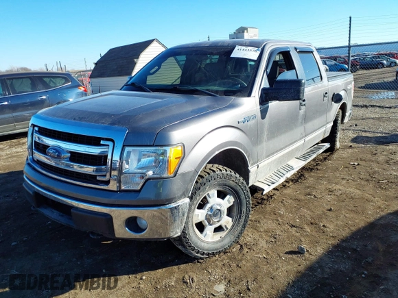 2014 Ford F-150 XL with VIN 1FTFW1EF7EKD93048, listed as a IAAI auction lot 41443576 with 167,124 mi miles. Bid and sale history available at carsss.com. Image 17.
