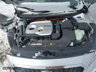 2017 Hyundai Sonata Hybrid SE with VIN KMHE24L31HA074137, listed as a Copart auction lot 45313855 with 44,370 mi miles and Salvage Title. Bid and sale history available at carsss.com. Image 12.