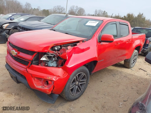 2020 Chevrolet Colorado 2WD Work Truck with VIN 1GCGSBEA3L1162371, listed as a IAAI auction lot 41459602 with 126,428 mi miles. Bid and sale history available at carsss.com. Image 17.