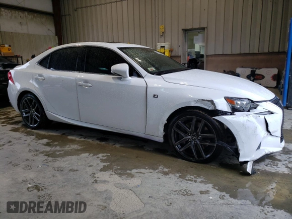 2015 Lexus IS 350 with VIN JTHCE1D22F5006893, listed as a Copart auction lot 52001015 with 53,253 mi miles and Salvage Title. Bid and sale history available at carsss.com. Image 4.